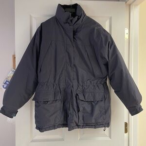 Eddie Bauer quilted insulated goose down winter coat women’s size L
